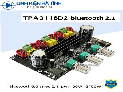 Mạch khuếch đại lõi kép TPA3116D2 Bluetooth 5.0 100W+2x50W Mạch khuếch đại lõi kép TPA3116D2 Bluetooth 5.0 100W+2x50W